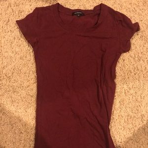 Ambiance Apparel Burgundy T Shirt